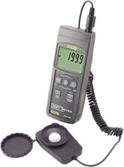 General - AA Batteries, 10,000 FC, LCD Display, Light Meter - 2 Accuracy, Compatible with All Visible Light Lighting, SD Card - Apex Tool & Supply