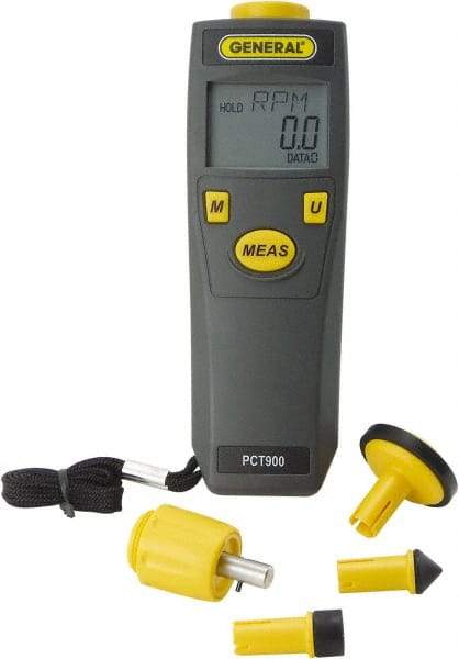 General - Tachometers Type: Rotary Adapter Minimum Measurement (RPM): 6.00 - Apex Tool & Supply