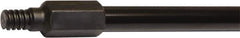 O-Cedar - 60 x 1" Metal Squeegee Handle - Threaded Connection, Black - Apex Tool & Supply