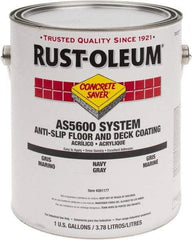 Rust-Oleum - 1 Gal Navy Gray Gloss Finish Antislip Coating - 60 to 70 Sq Ft per Gal, Interior/Exterior - Apex Tool & Supply