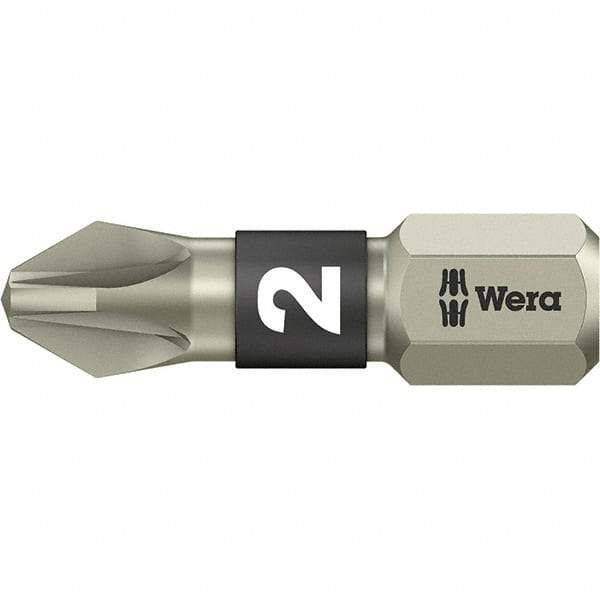 Wera - #1 Pozidriv Screwdriver Bit - 1" OAL - Apex Tool & Supply