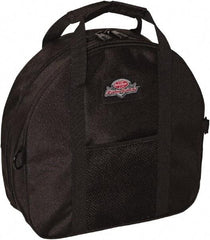 Bucket Boss - 2 Pocket Black Polyester Cable & Tool Bag - 4-13/64" Wide x 14-1/2" Deep x 13-51/64" High - Apex Tool & Supply