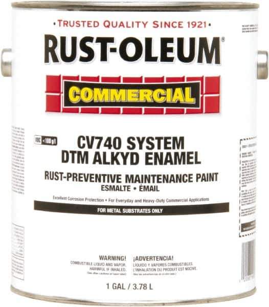Rust-Oleum - 128 oz Red Paint Powder Coating - 265 to 440 Sq Ft Coverage - Apex Tool & Supply