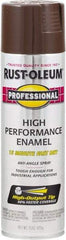 Rust-Oleum - Dark Brown, Gloss, Rust Proof Enamel Spray Paint - 14 Sq Ft per Can, 15 oz Container, Use on Multipurpose - Apex Tool & Supply
