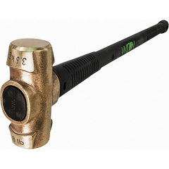Wilton - Non-Sparking Hammers Tool Type: Brass Hammer Head Material: Brass - Apex Tool & Supply
