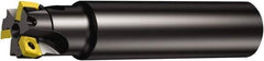 Sandvik Coromant - 3 Inserts, 40mm Cut Diam, 32mm Arbor Diam, 10mm Max Depth of Cut, Indexable Square-Shoulder Face Mill - 170mm High, 490R-1404 Insert Compatibility, Through Coolant, Series CoroMill 490 - Apex Tool & Supply
