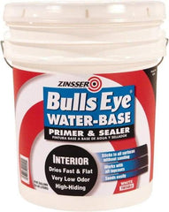 Rust-Oleum - 5 Gal White Water-Based Acrylic Enamel Primer - 1000 Sq Ft Coverage, <100 gL Content, Quick Drying, Interior/Exterior - Apex Tool & Supply