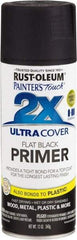 Rust-Oleum - 12 oz Black Aerosol Primer - 10 to 12 Sq Ft Coverage, Interior/Exterior - Apex Tool & Supply
