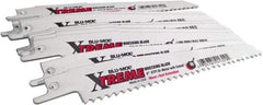 Disston - 6" Long x 7/8" Thick, Bi-Metal Reciprocating Saw Blade - Straight Profile, 6 TPI, Toothed Edge, Universal Shank - Apex Tool & Supply