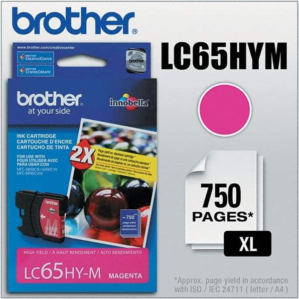 Brother - Magenta Ink Cartridge - Use with Brother MFC-5890CN, 5895CW, 6490CW, 6890CDW - Apex Tool & Supply