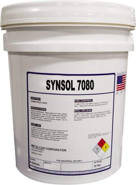 Metalloid - SynSol 7080, 55 Gal Drum Cutting Fluid - Semisynthetic - Apex Tool & Supply