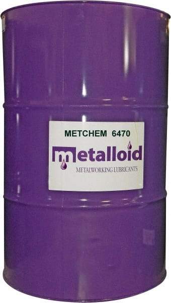 Metalloid - MetChem 6470, 55 Gal Drum Cutting Fluid - Synthetic - Apex Tool & Supply