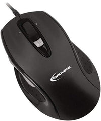 innovera - Black Mouse - Use with Mac OS X 10.4-10.7, Windows 98SE, Windows 2000, Windows XP, Windows Vista, 7 - Apex Tool & Supply