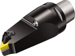 Sandvik Coromant - Left Hand Cut, Size C6, DNMG 432 Insert Compatiblity, Modular Turning & Profiling Cutting Unit Head - 33mm Ctr to Cutting Edge, 120mm Head Length, Through Coolant, Series T-Max P - Apex Tool & Supply
