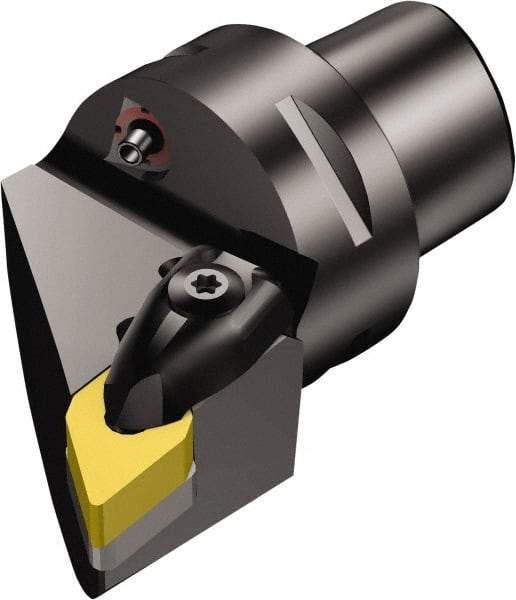 Sandvik Coromant - Left Hand Cut, Size C5, DNMG 432 Insert Compatiblity, Modular Turning & Profiling Cutting Unit Head - 35mm Ctr to Cutting Edge, 60mm Head Length, Through Coolant, Series T-Max P - Apex Tool & Supply