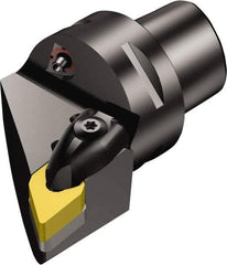 Sandvik Coromant - Left Hand Cut, Size C5, DNMG 332 Insert Compatiblity, Modular Turning & Profiling Cutting Unit Head - 35mm Ctr to Cutting Edge, 60mm Head Length, Through Coolant, Series T-Max P - Apex Tool & Supply
