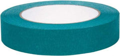 Duck - 15/16" Wide x 60 Yd Long Green Poly-Coated Paper Masking Tape - Series 240572 - Apex Tool & Supply