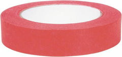 Duck - 15/16" Wide x 60 Yd Long Red Poly-Coated Paper Masking Tape - Series 240571 - Apex Tool & Supply