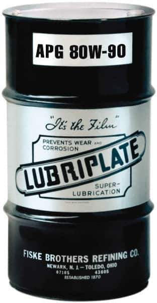 Lubriplate - 16 Gal Drum, Mineral Gear Oil - 15°F to 280°F, 650 SUS Viscosity at 100°F, 84 SUS Viscosity at 210°F, ISO 100 - Apex Tool & Supply