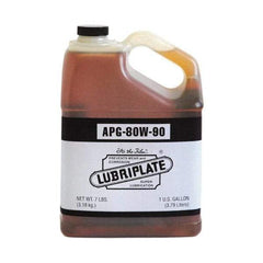 Lubriplate - 1 Gal Bottle, Mineral Gear Oil - 15°F to 280°F, 650 SUS Viscosity at 100°F, 84 SUS Viscosity at 210°F, ISO 100 - Apex Tool & Supply