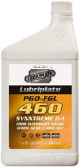 Lubriplate - Bottle, Synthetic Gear Oil - 17°F to 443°F, 477 St Viscosity at 40°C, 83 St Viscosity at 100°C, ISO 460 - Apex Tool & Supply
