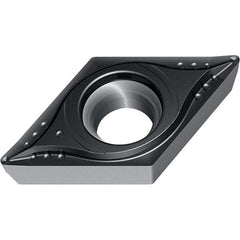 Walter - DCMT21.52 MP4 Grade WPP10S Carbide Turning Insert - 55° Diamond, 1/4" Inscr Circle, 3/32" Thick, 1/32" Corner Radius - Apex Tool & Supply