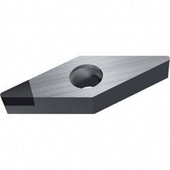 Walter - VCGW1604 FS Grade WDN10 Polycrystalline Diamond (PCD) Turning Insert - 35° Parallelogram, 3/8" Inscr Circle, 3/16" Thick, 1/32" Corner Radius - Apex Tool & Supply
