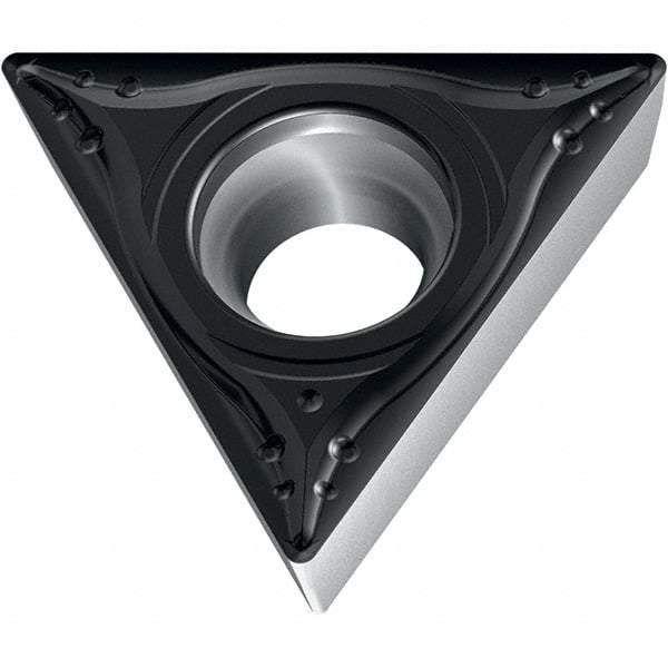 Walter - TCMT32.52 MP4 Grade WPP20S Carbide Turning Insert - 60° Triangle, 3/8" Inscr Circle, 5/32" Thick, 1/32" Corner Radius - Apex Tool & Supply