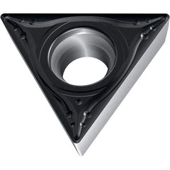Walter - TCMT32.52 MP4 Grade WPP20S Carbide Turning Insert - 60° Triangle, 3/8" Inscr Circle, 5/32" Thick, 1/32" Corner Radius - Apex Tool & Supply