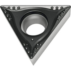 Walter - TCGT21.51 MP4 Grade WPP20S Carbide Turning Insert - 60° Triangle, 1/4" Inscr Circle, 3/32" Thick, 1/64" Corner Radius - Apex Tool & Supply