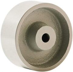 Fairbanks - 6 Inch Diameter x 2 Inch Wide, Semi-Steel Caster Wheel - 1,200 Lb. Capacity, 2-3/16 Inch Hub Length, 1/2 Inch Axle Diameter, Plain Bearing - Apex Tool & Supply