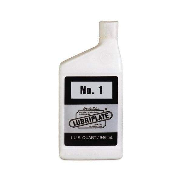Lubriplate - 1 Qt Bottle Mineral Multi-Purpose Oil - SAE 10W, ISO 22, 115 SUS at 100°F - Apex Tool & Supply