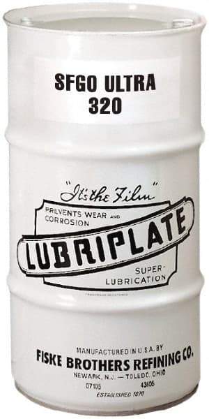 Lubriplate - 16 Gal Drum, Synthetic Gear Oil - 10°F to 420°F, 1557 SUS Viscosity at 100°F, 161 SUS Viscosity at 210°F, ISO 320 - Apex Tool & Supply