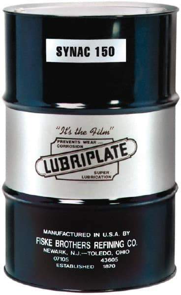 Lubriplate - 55 Gal Drum, ISO 150, SAE 40, Air Compressor Oil - 25°F to 440°, 754 Viscosity (SUS) at 100°F, 71 Viscosity (SUS) at 210°F - Apex Tool & Supply