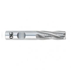1-1/2" Dia. - 4-1/2" OAL - Bright HSS Co- Roughing SE EM - 6 FL - Apex Tool & Supply