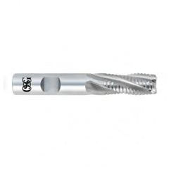 1-1/2" Dia. - 4-1/2" OAL - Bright HSS Co- Roughing SE EM - 6 FL - Apex Tool & Supply
