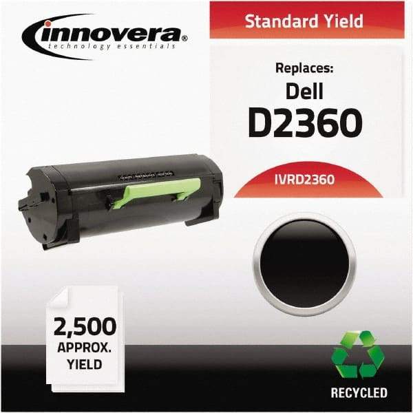 innovera - Black Toner Cartridge - Use with Dell B2360D, B2360DN, B3460DN, B3465DN, B3465DNF - Apex Tool & Supply