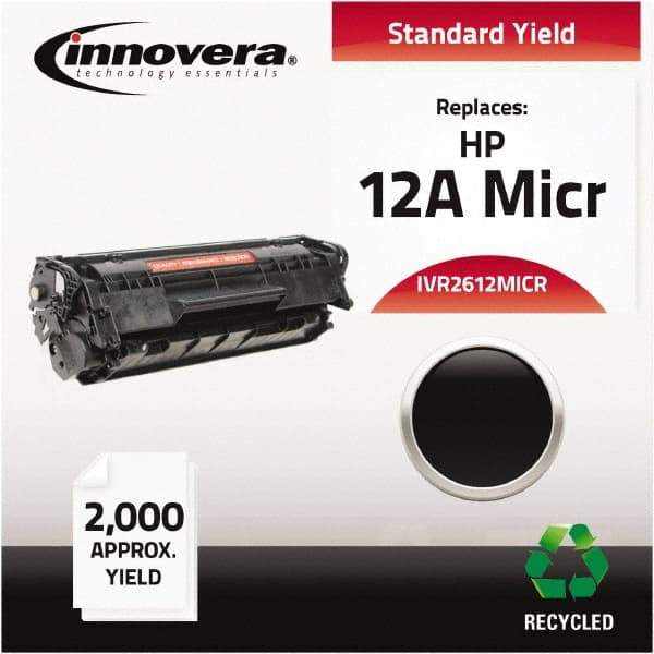 innovera - Black MICR Toner - Use with HP LaserJet 1010, 1012, 1015, 1020, 1022 - Apex Tool & Supply