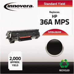 innovera - Black Toner Cartridge - Use with HP LaserJet P1505, P1505n - Apex Tool & Supply