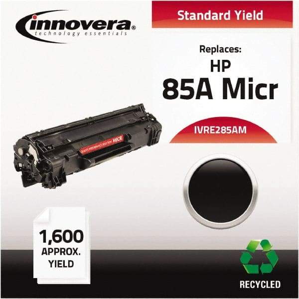 innovera - Black MICR Toner - Use with HP LaserJet Pro M1130, M1132MFP, M1134MFP, M1136MFP, M1137, M1138, M1139, M1210, M1212NF, HP Laser Jet Pro M1212F, M1213NF, M1214NFH, M1216NFH, M1217NFW, M1219NF, P1100, P1102, P1102W - Apex Tool & Supply