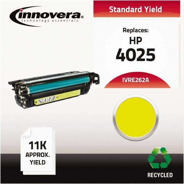 innovera - Yellow Toner Cartridge - Use with HP Color LaserJet Enterprise CP4025DN, CP4025N, CP4520, CP4525, CP4525DN, CP4525N, CP4525XH - Apex Tool & Supply