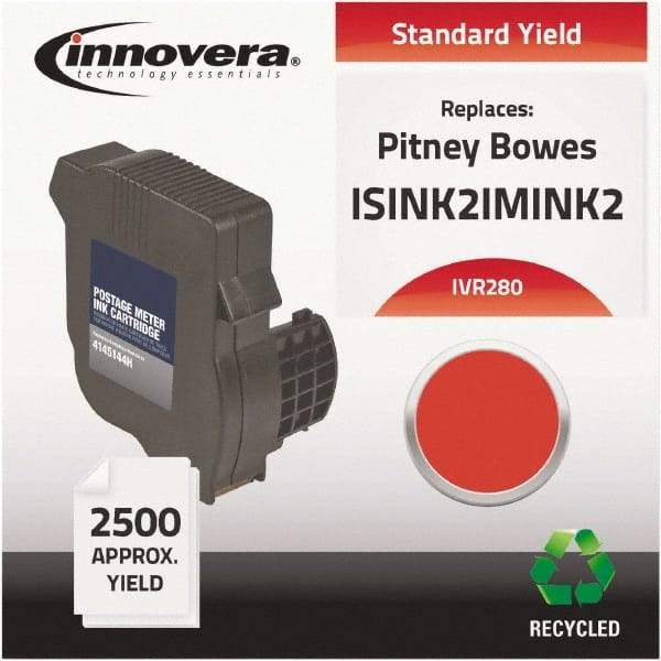 innovera - Red Ink Cartridge - Use with NeoPost IS280, Hasler IM280 - Apex Tool & Supply