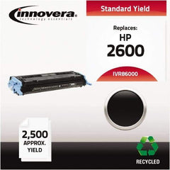 innovera - Black Toner Cartridge - Use with HP Color LaserJet 1600, 2600, CM1015 MFP, CM1017 MFP - Apex Tool & Supply