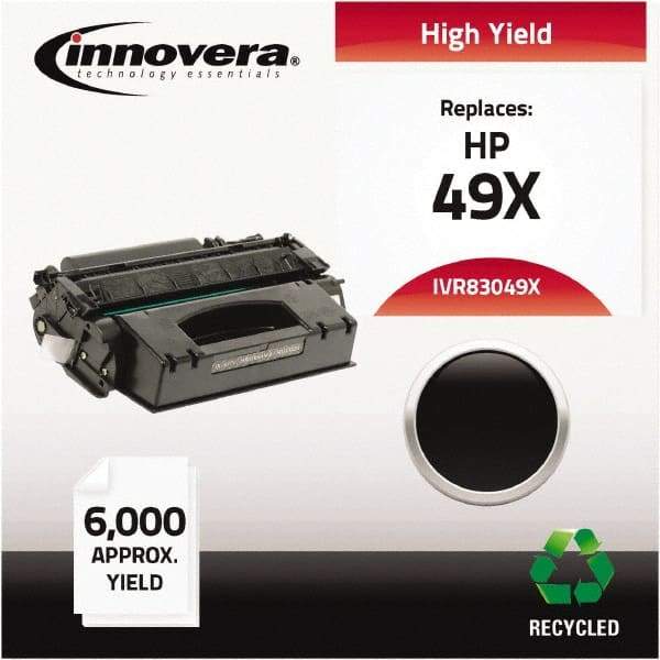 innovera - Black Toner Cartridge - Use with HP LaserJet 1320, 3390, 3392 - Apex Tool & Supply