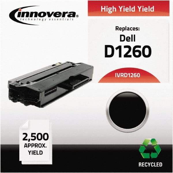 innovera - Black Toner Cartridge - Use with Dell B1260DN, B1265DNF, B1265DFW - Apex Tool & Supply