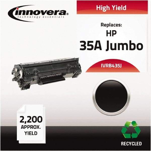 innovera - Black Toner Cartridge - Use with HP LaserJet P1002, P1003, P1004, P1005, P1006, P1009 - Apex Tool & Supply