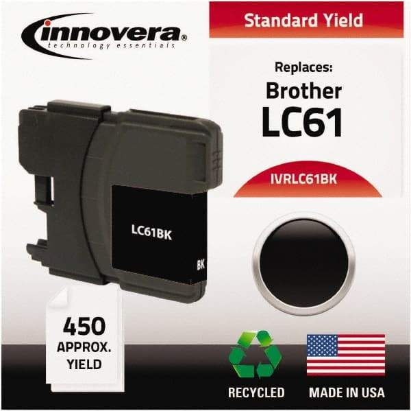 innovera - Black Inkjet Printer Cartridge - Use with Brother DCP-165C, 385C, 585CW, MFC-290C, 490CW, 5490CW, 6490CW, 790CW, 990CW - Apex Tool & Supply