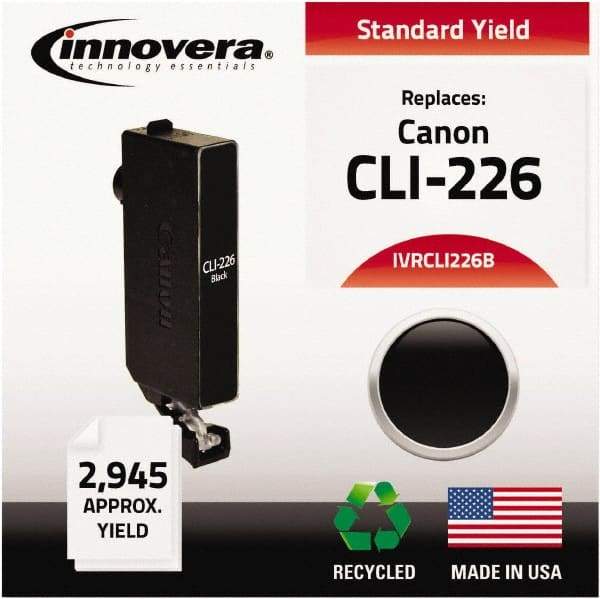innovera - Black Inkjet Printer Cartridge - Use with Canon PIXMA iP4820, iX6520, MG5120, MG5220, MG6120, MG8120, MX882, MX892 - Apex Tool & Supply