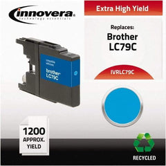 innovera - Cyan Inkjet Printer Cartridge - Use with Brother MFC-J6510DW, MFC-J6710DW, MFC-J6910DW, MFC-J825DW, MFC-J835DW - Apex Tool & Supply