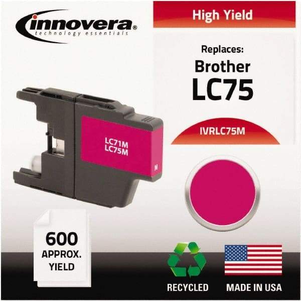 innovera - Magenta Inkjet Printer Cartridge - Use with Brother MFC-J6510DW, MFC-J6710DW, MFC-J6910DW, MFC-J825DW, MFC-J835DW - Apex Tool & Supply
